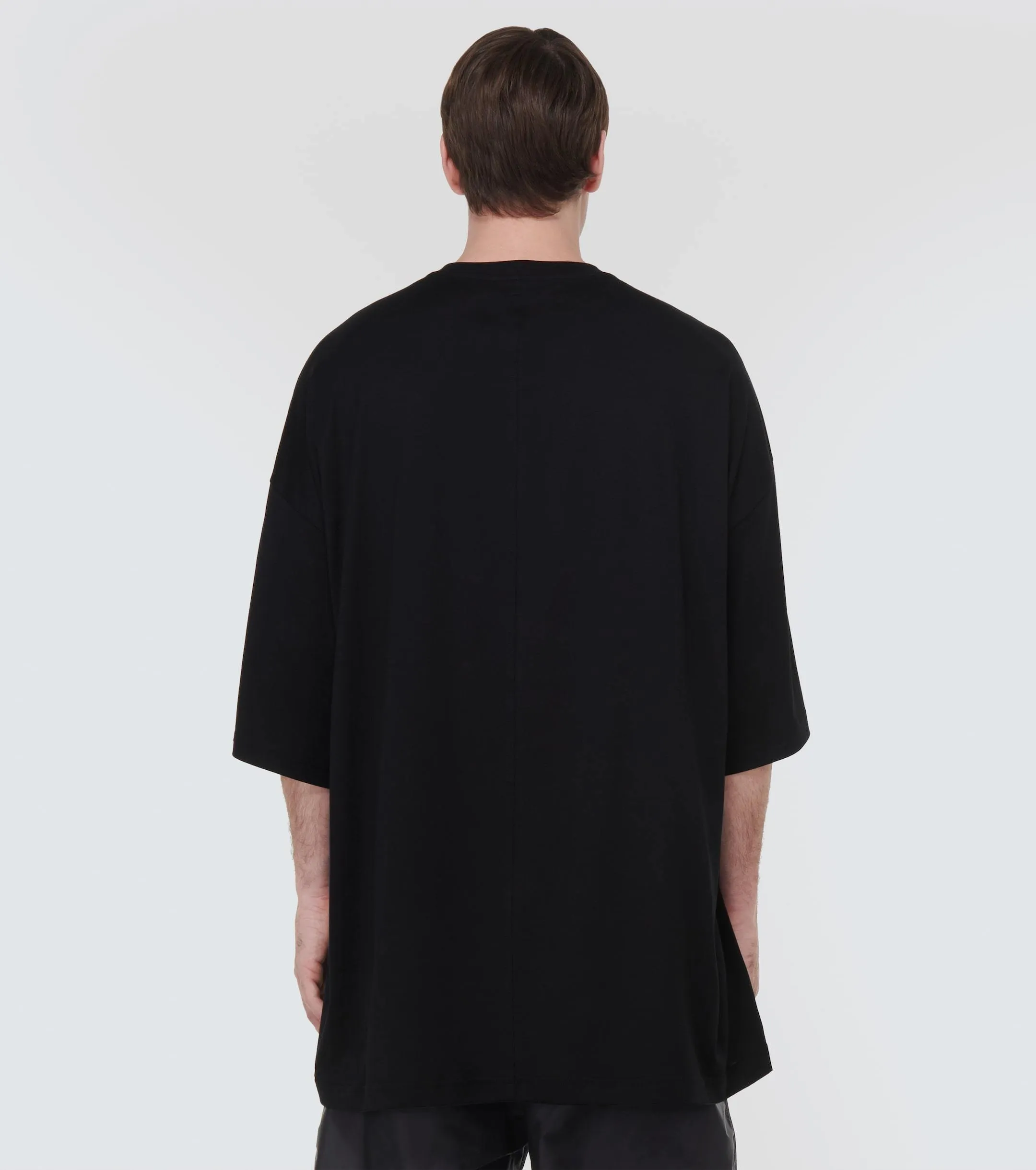 RICK OWENS  |Crew Neck Pullovers Monogram Street Style Collaboration