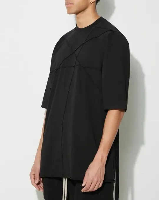 RICK OWENS  |Crew Neck Pullovers Street Style Plain Cotton Short Sleeves