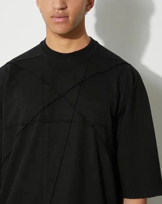 RICK OWENS  |Crew Neck Pullovers Street Style Plain Cotton Short Sleeves