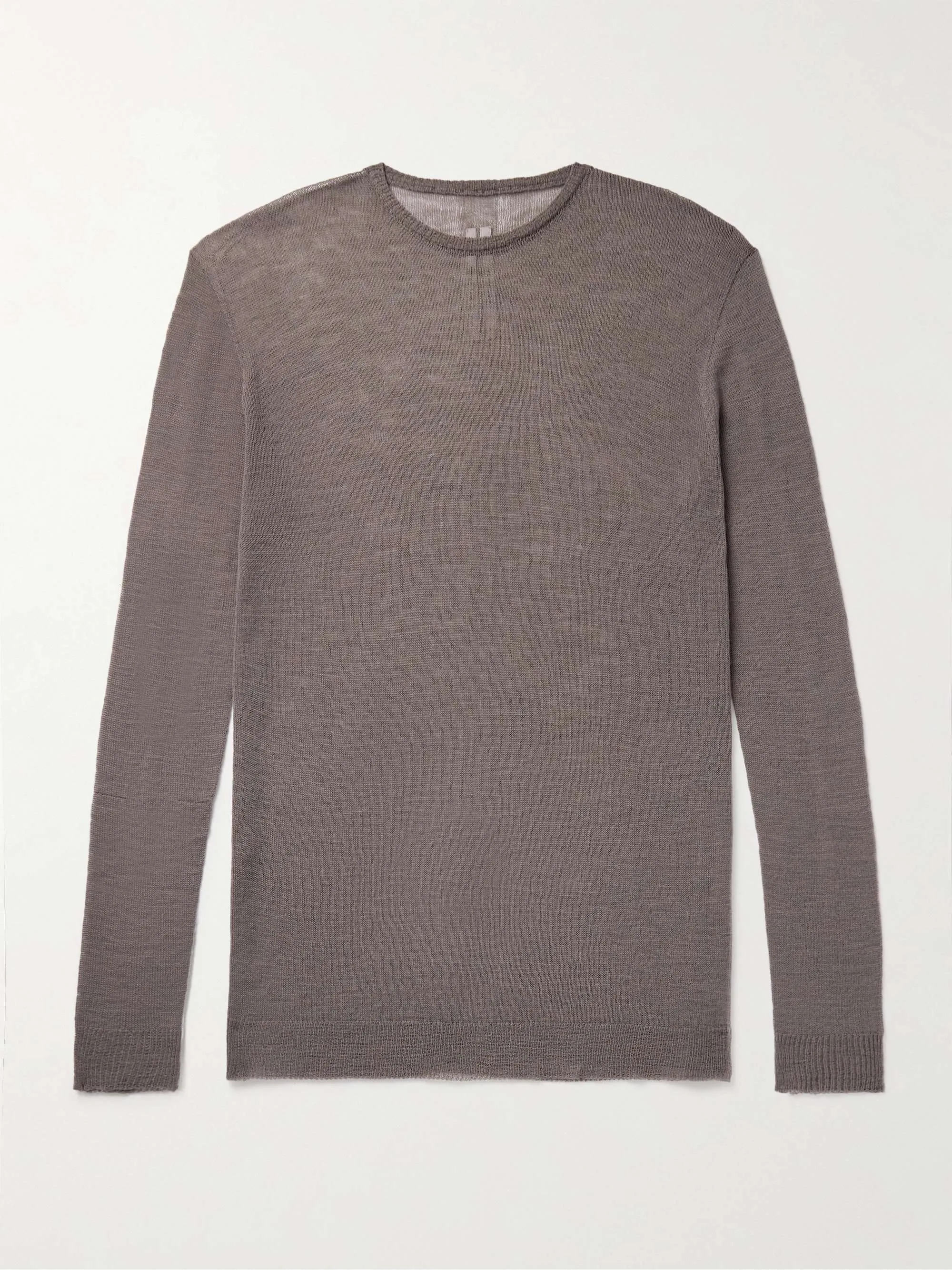 RICK OWENS  |Crew Neck Pullovers Unisex Wool Street Style Long Sleeves