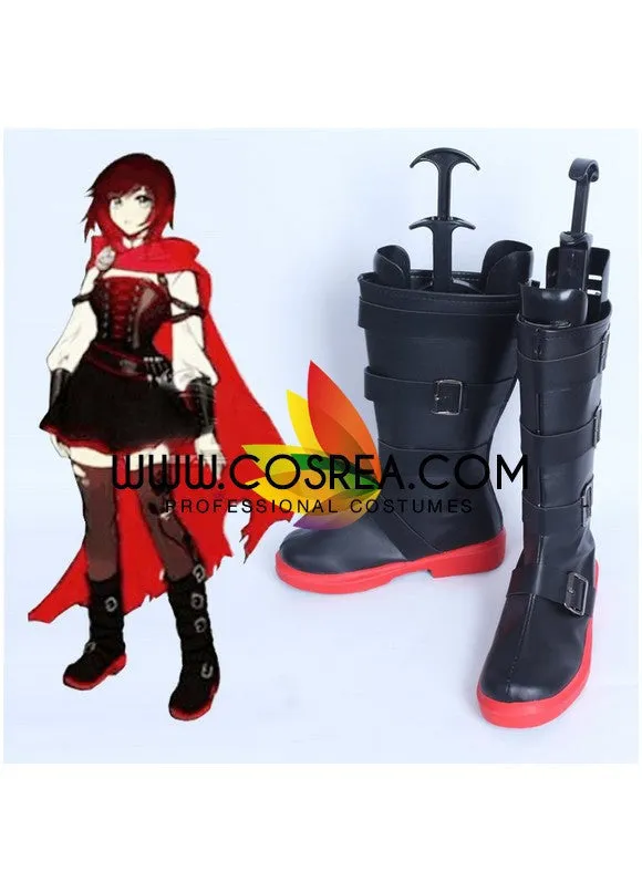 RWBY Ruby Rose Season 2 Cosplay Shoes