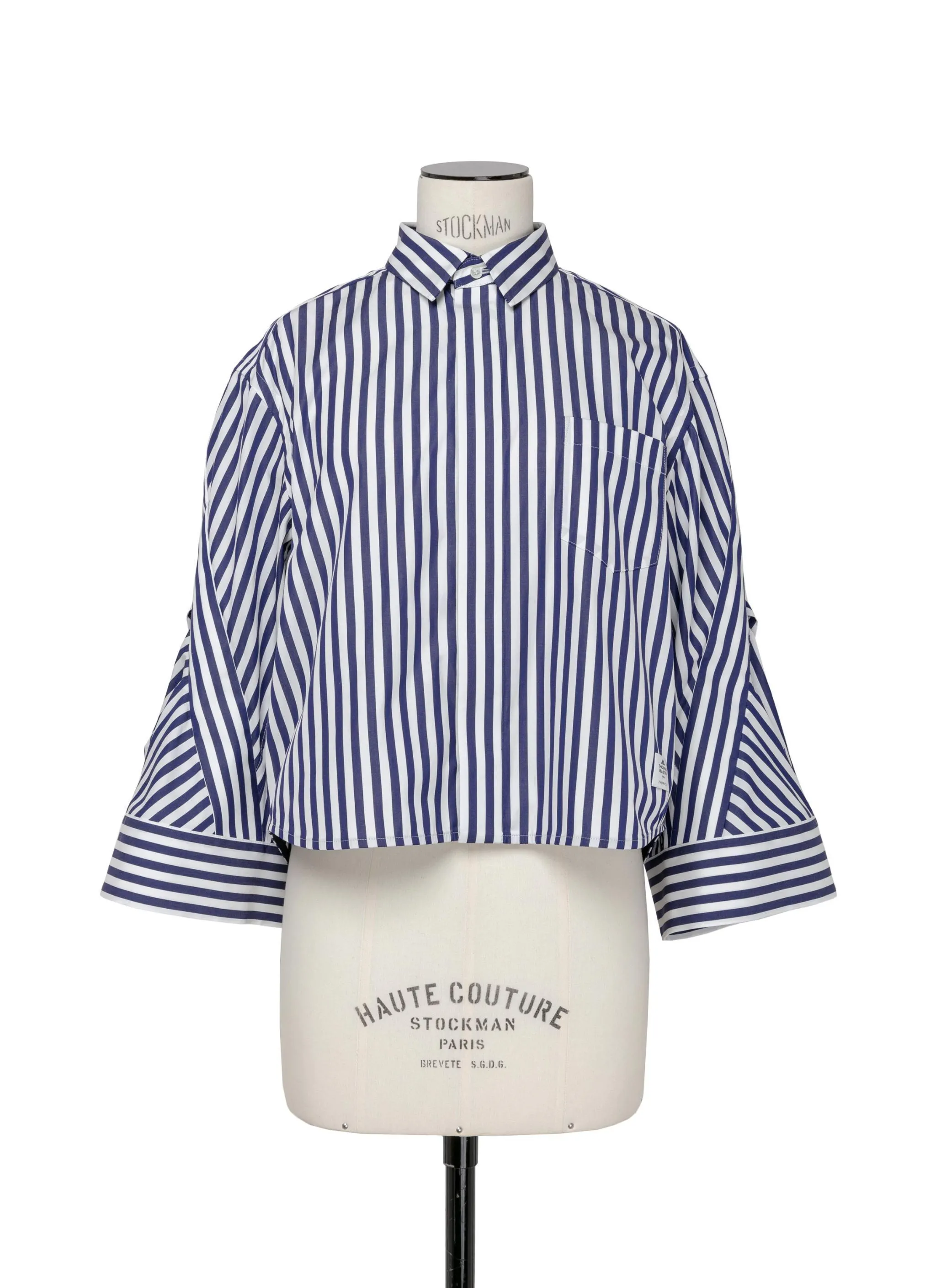 sacai  |Stripes Casual Style Collaboration Long Sleeves Plain Cotton