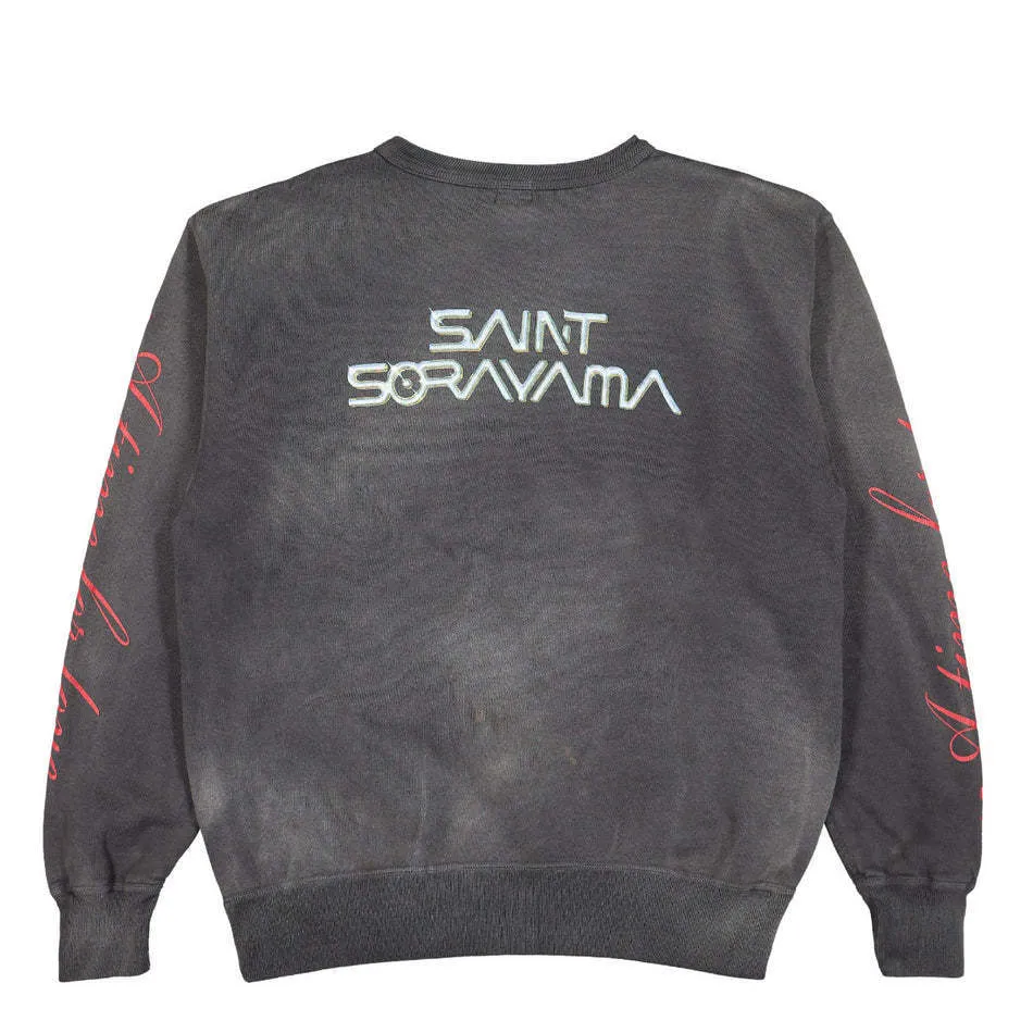 Saint Mxxxxxx  |Pullovers Unisex Street Style U-Neck Long Sleeves Cotton