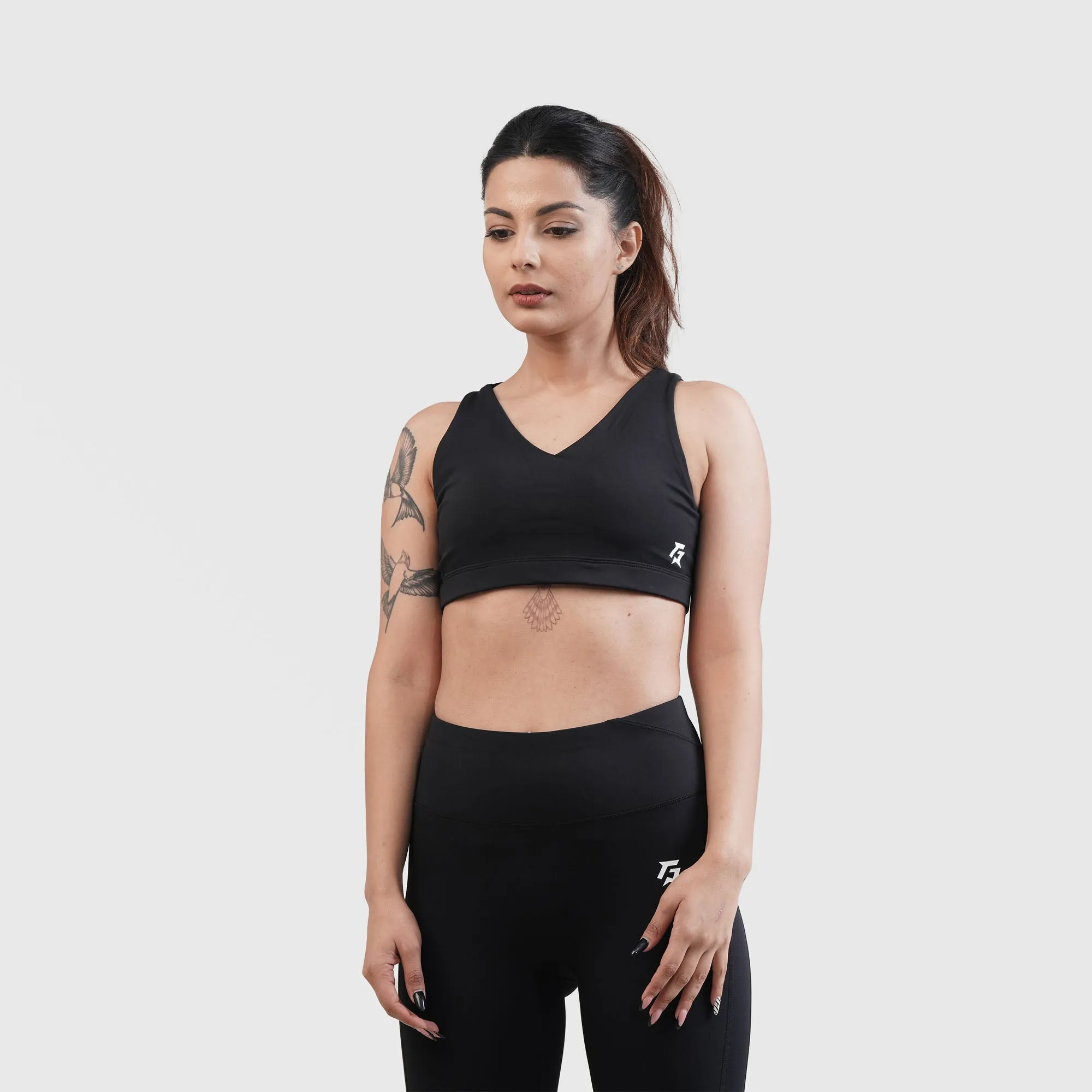 Sassy Sports Bra (Black)