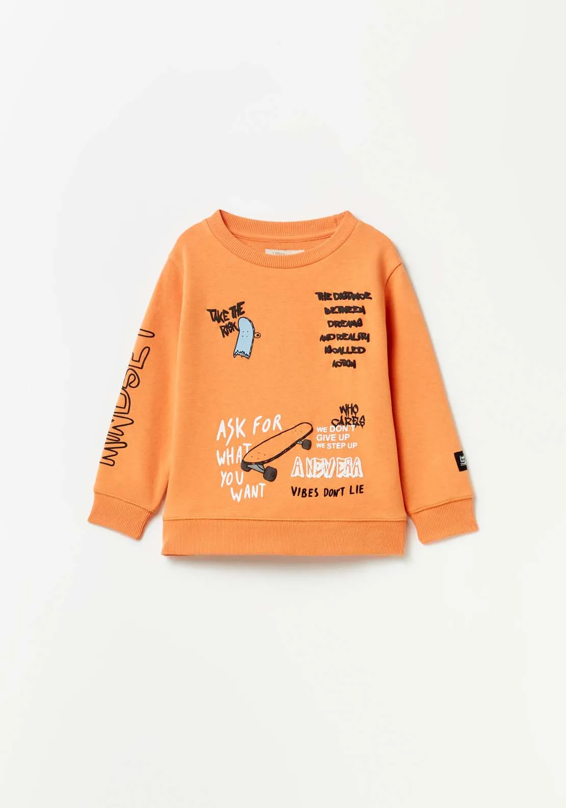 Skate Sweatshirt - Orange