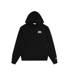 SMALL ARCH LOGO POPOVER HOOD - BLACK