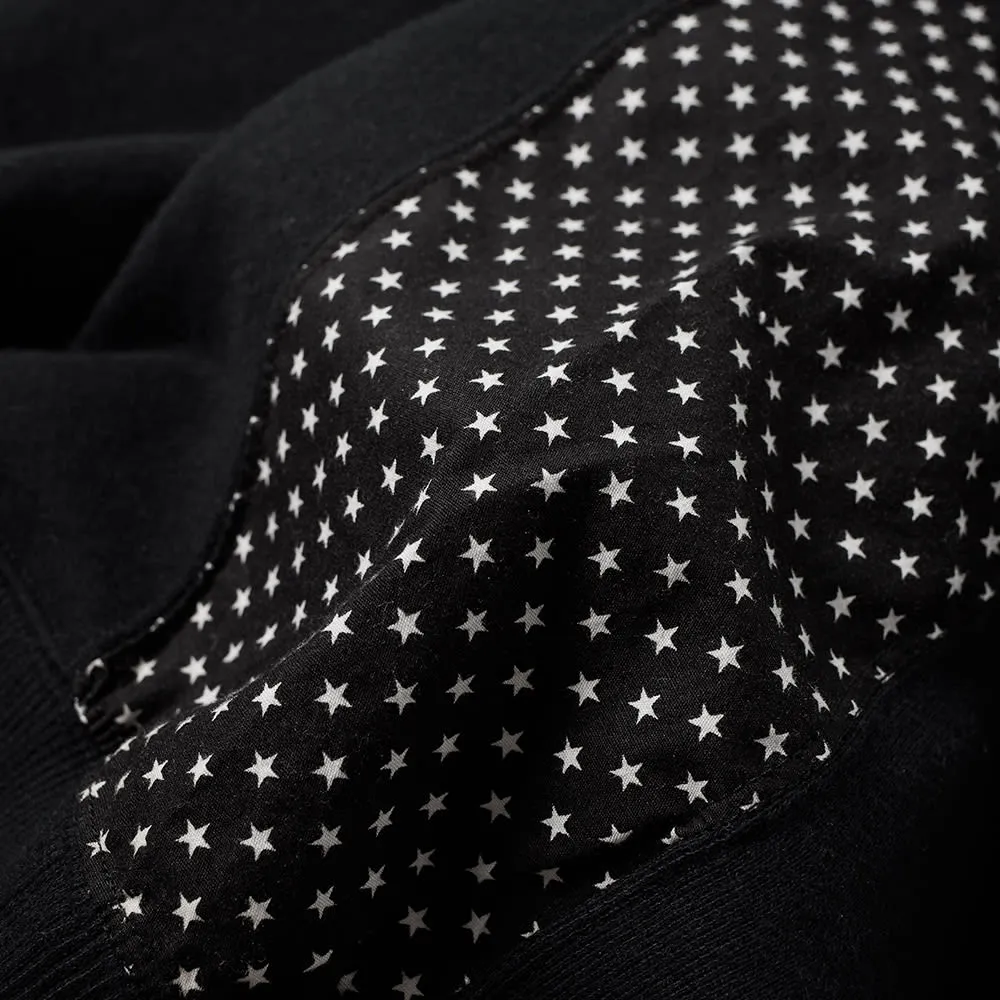 SOPHNET. Star Panel Pullover ParkaBlack