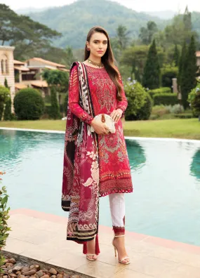 Springtime Ballet By Gulaal Embroidered Lawn Unstitched 3 Piece Suit - GL24L 04 CHERIE