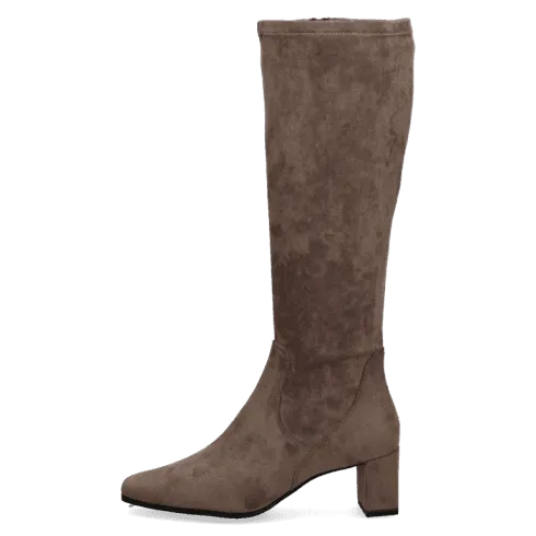 Stretch Heeled Long Boot - 25547