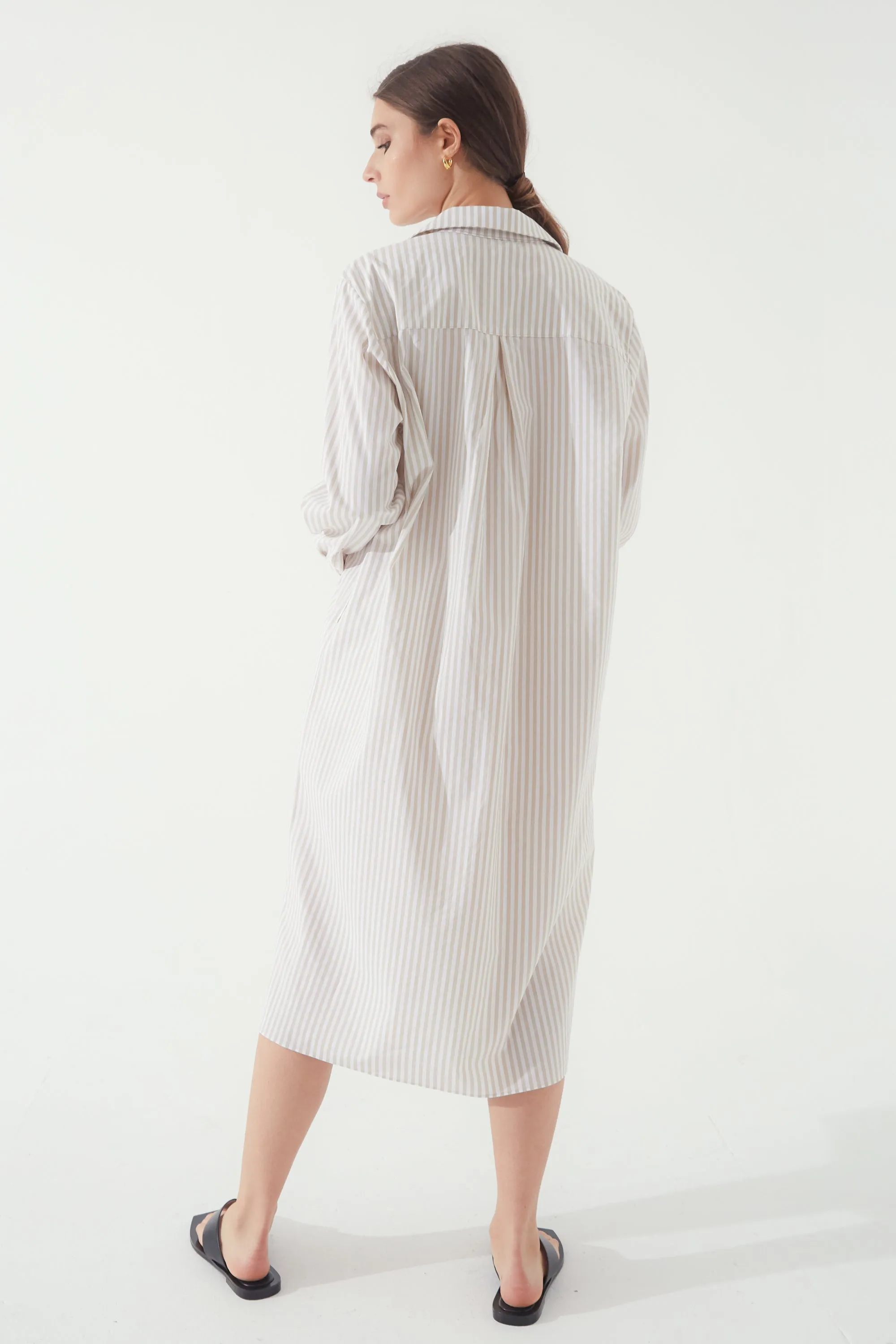 Stripe Shirt Dress