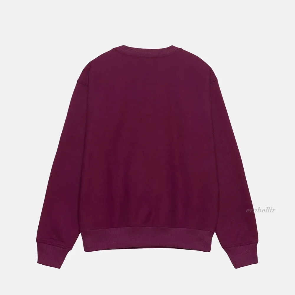 STUSSY  |Pullovers Unisex Street Style Long Sleeves Plain Cotton Logo