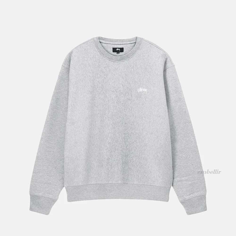 STUSSY  |Pullovers Unisex Street Style Long Sleeves Plain Cotton Logo