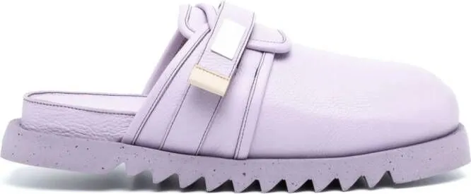 Suicoke x Marsell Zavo leather mules Purple