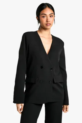 Tailored Double Breast Blazer