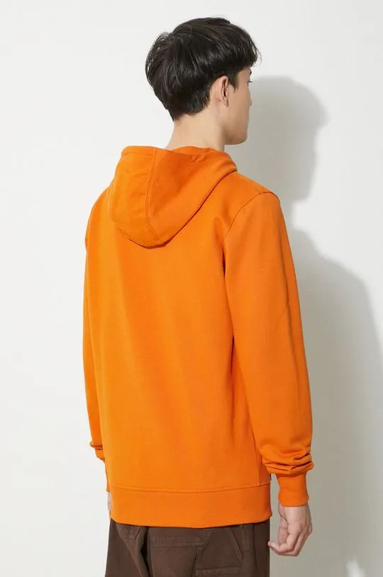 The North Face cotton sweatshirt M Light Drew Peak Pullover Hoodie men's orange color NF00A0TEPCO1