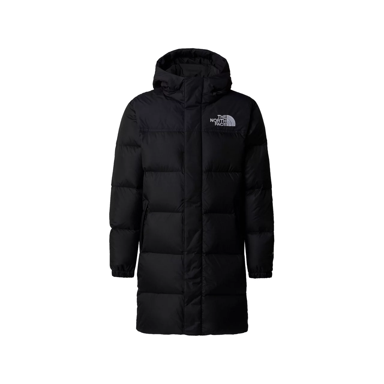 THE NORTH FACE Long Nuptse Parka - Black