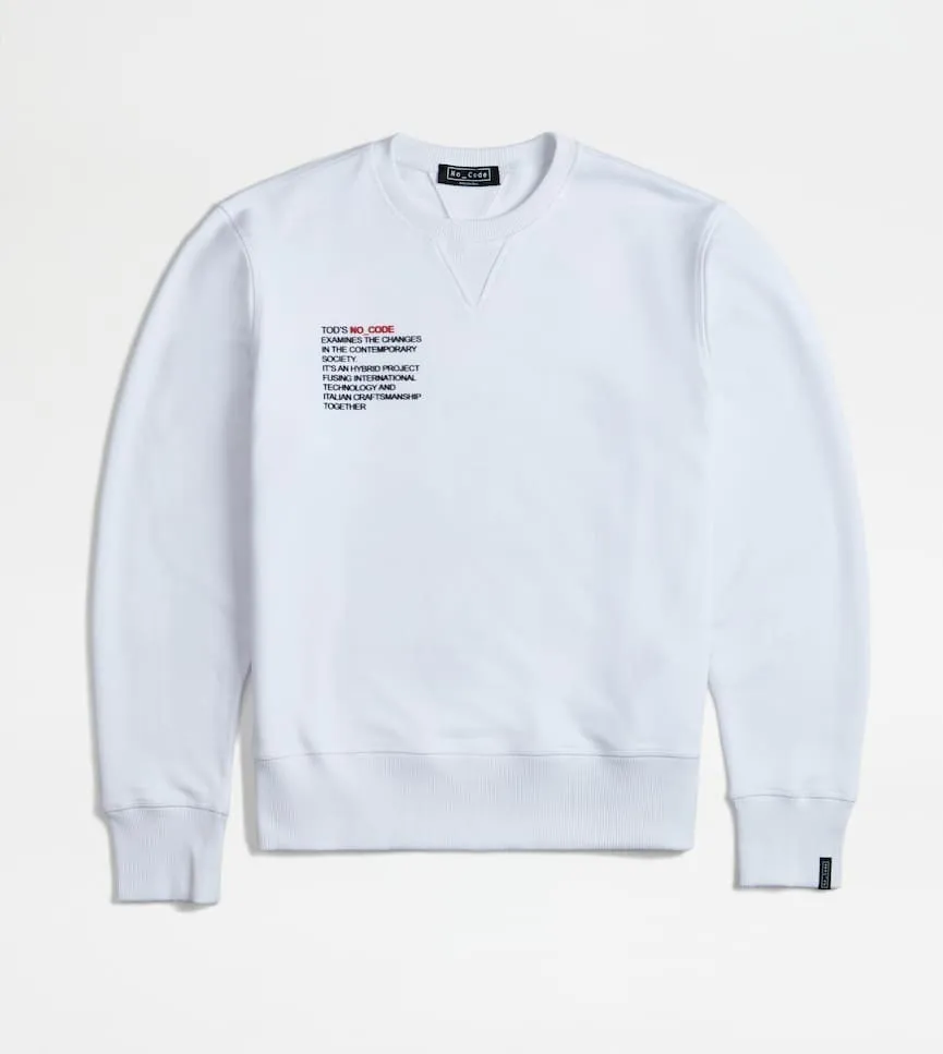 TOD'S  |Crew Neck Sweat Street Style Long Sleeves Plain Cotton