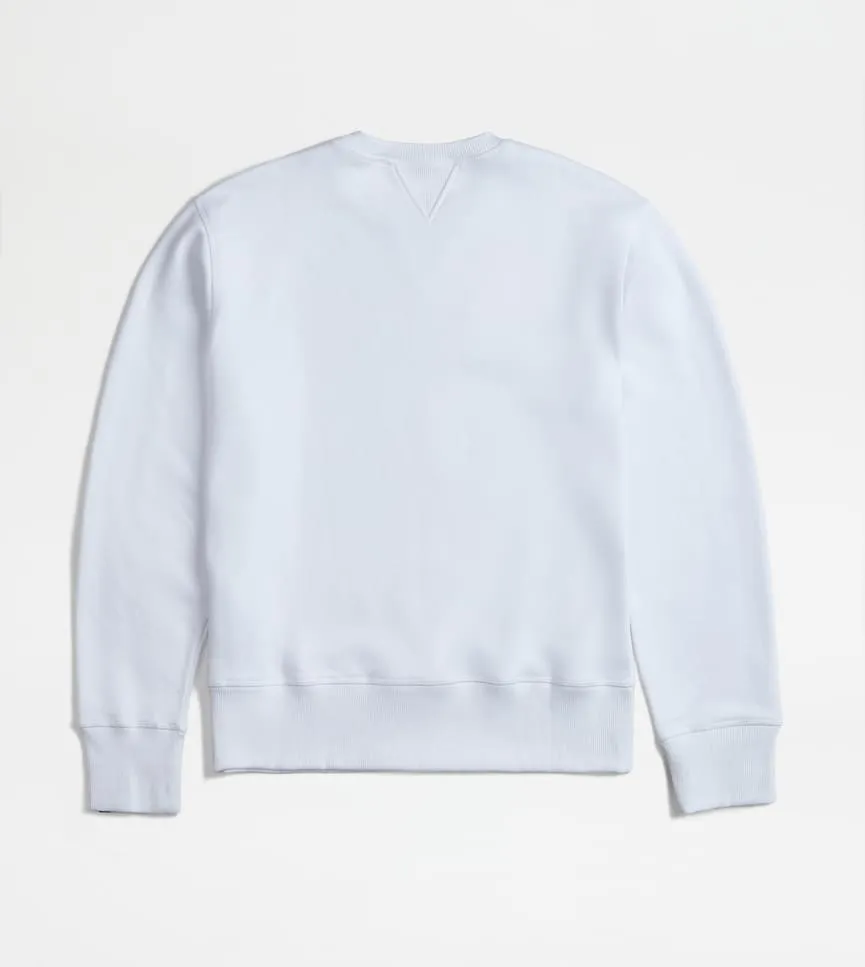 TOD'S  |Crew Neck Sweat Street Style Long Sleeves Plain Cotton