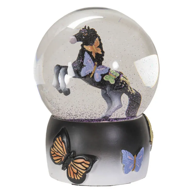 Trail of Painted Ponies - Black Beauty Water Globe