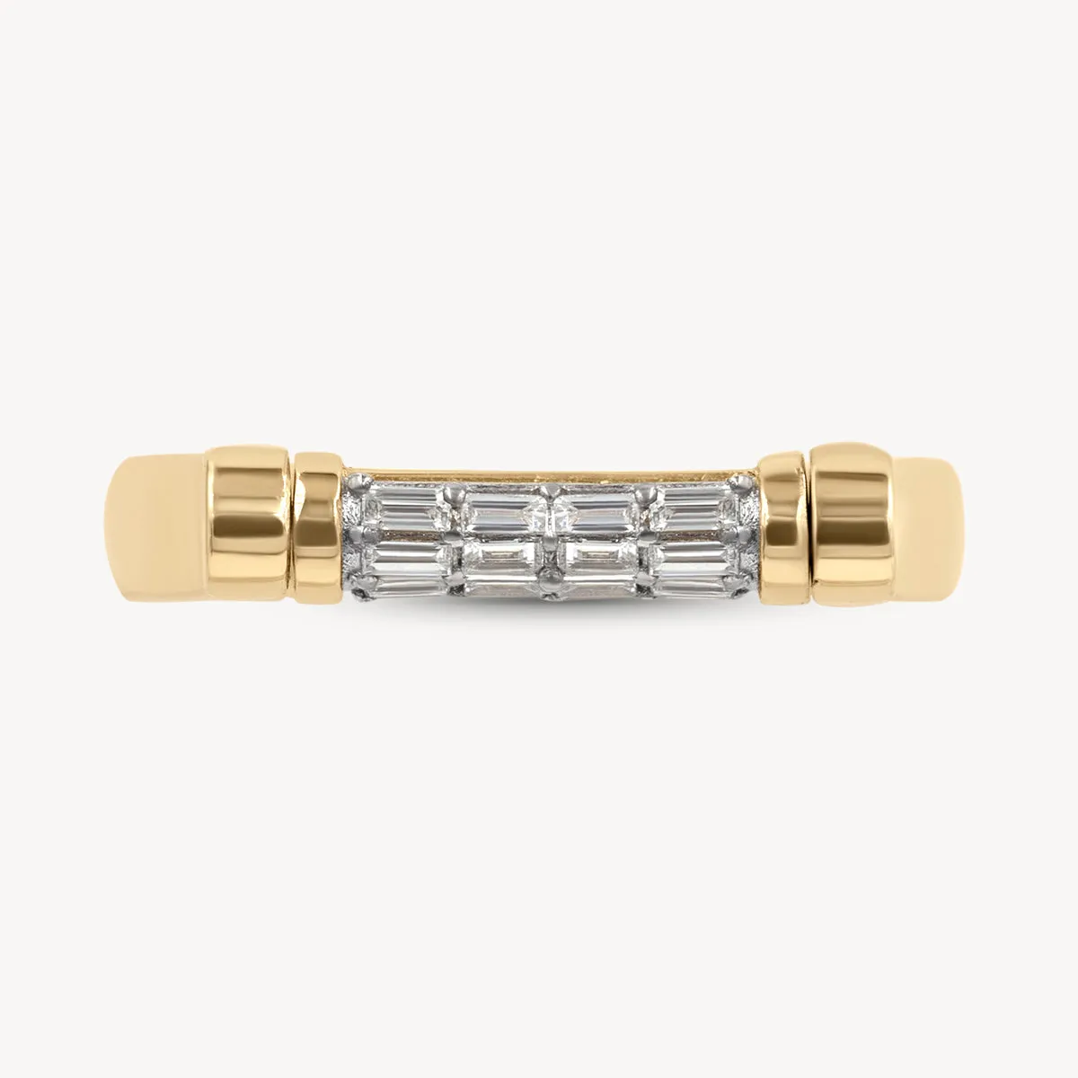 Tusk Baguette Flip Ring