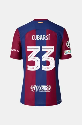 UCL FC Barcelona home shirt 23/24 - Junior - CUBARS