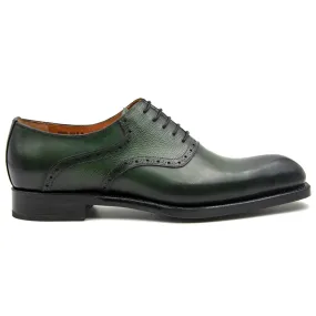 Ugo Vasare Hudson Plain Toe Oxfords Olive Green