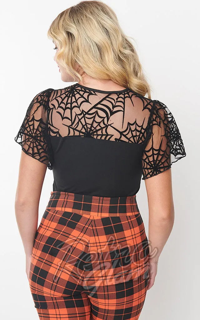 Unique Vintage Spiderweb Mesh Sweetheart Top - Pre-Order