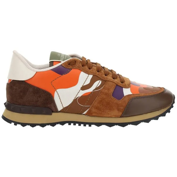 VALENTINO Camo Rockrunner Titian, Indigo & Violet (Orange)