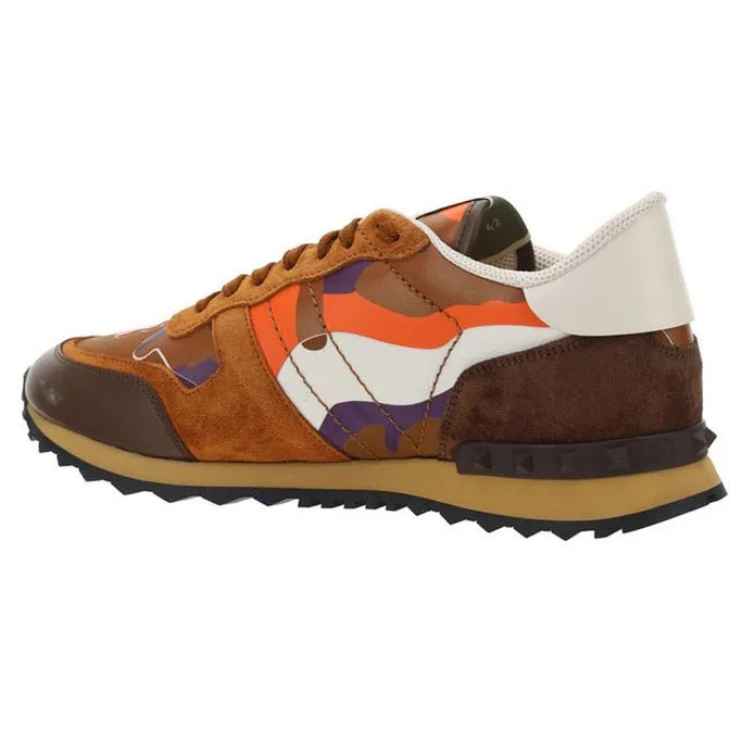 VALENTINO Camo Rockrunner Titian, Indigo & Violet (Orange)