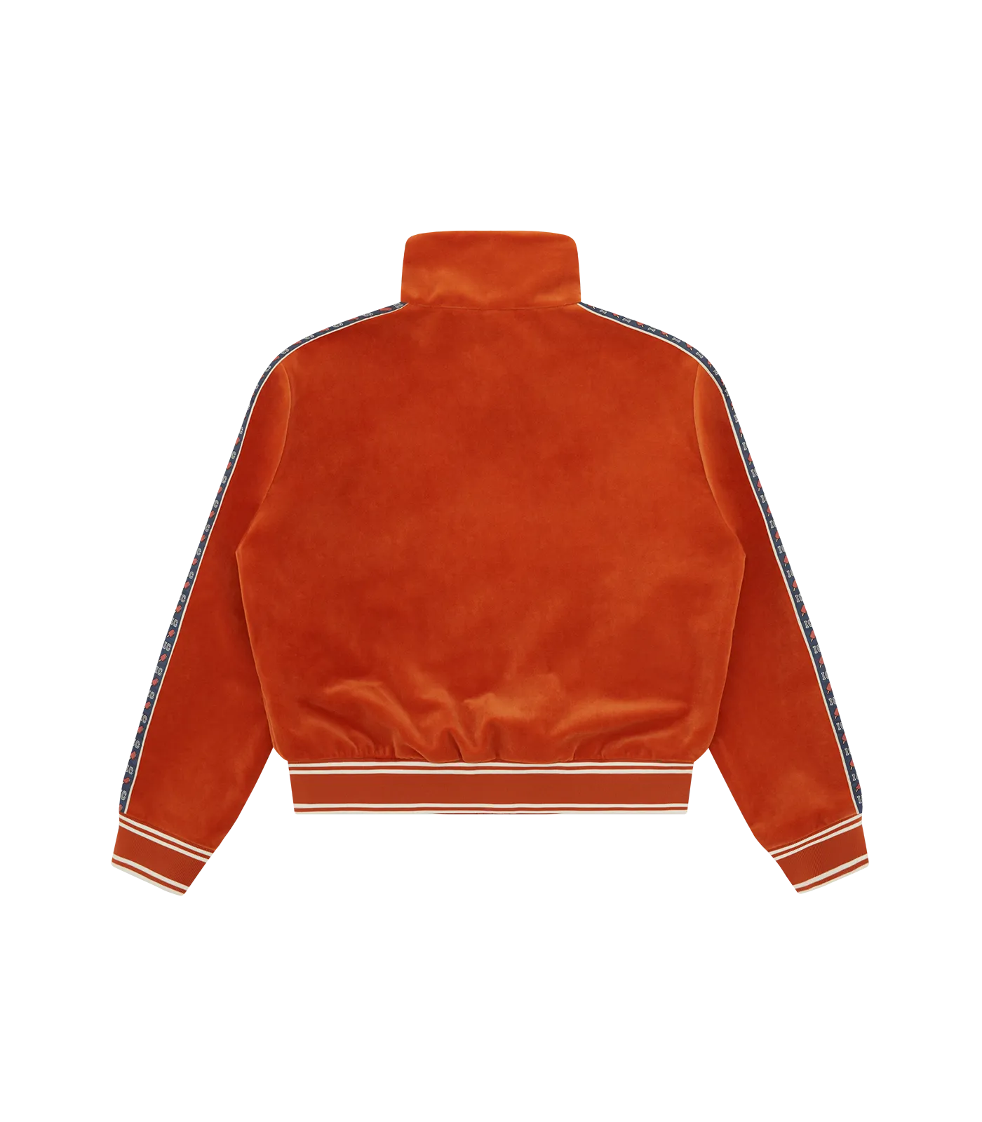 VELOUR TRACK TOP - ORANGE