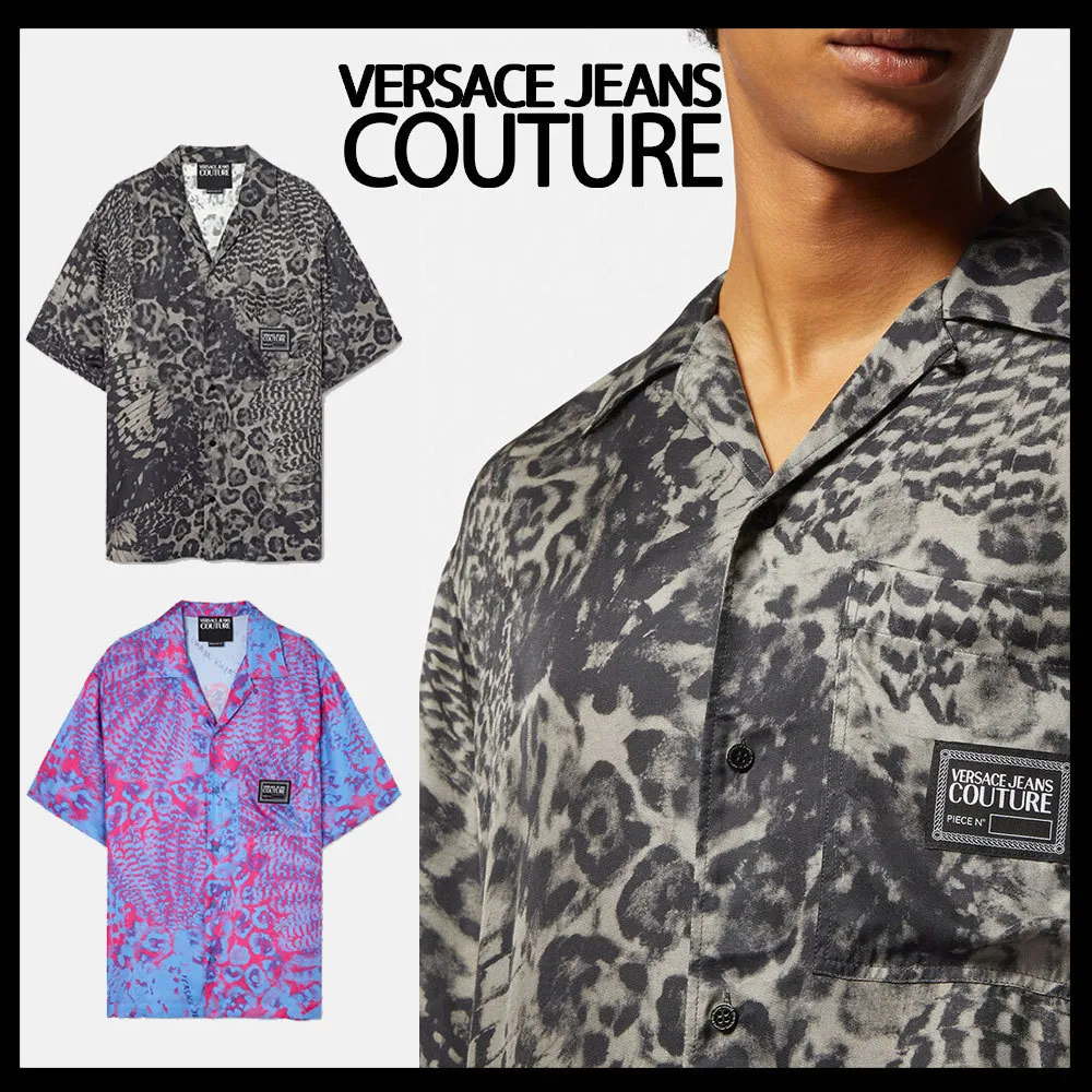 VERSACE JEANS  |Zebra Patterns Camouflage Leopard Patterns Street Style