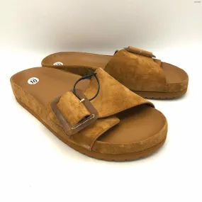 VINCE Tan Slides Shoe Size 10 Shoes