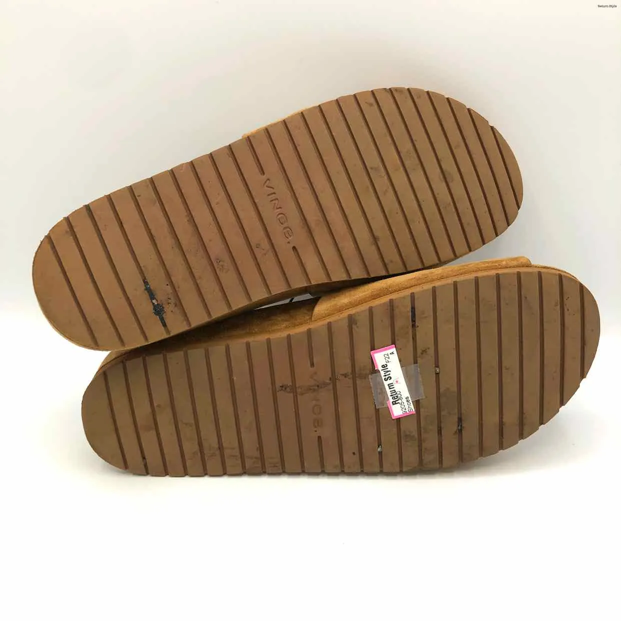 VINCE Tan Slides Shoe Size 10 Shoes