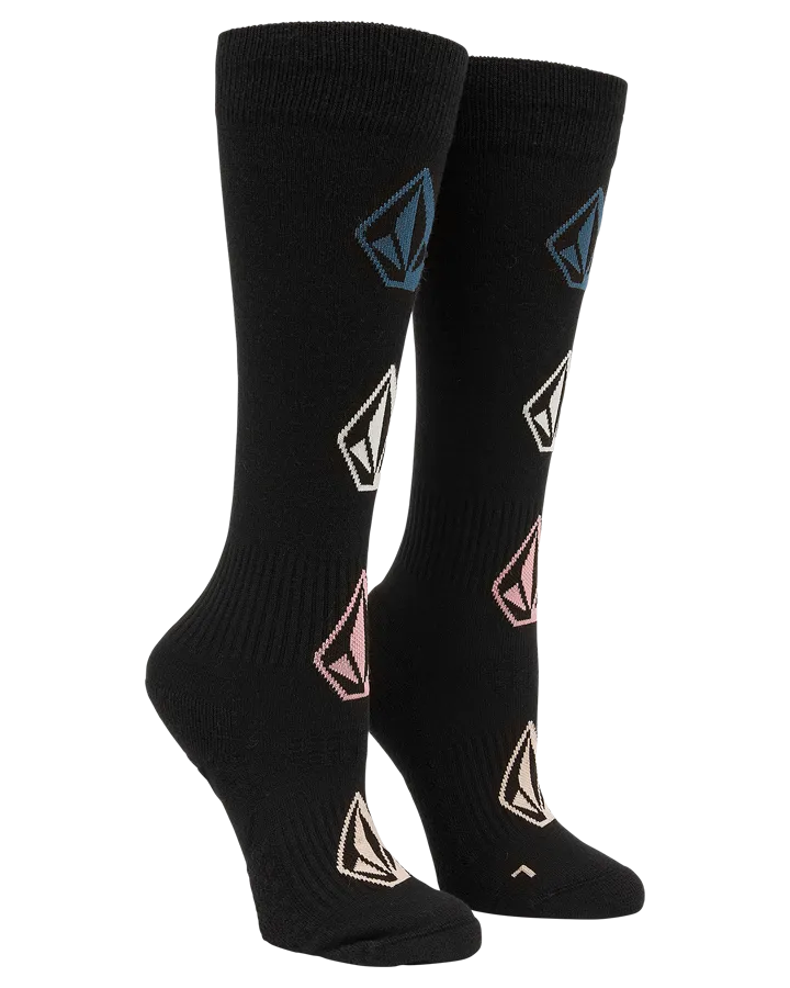 Volcom Sherwood Women's Sock - Black - 2023