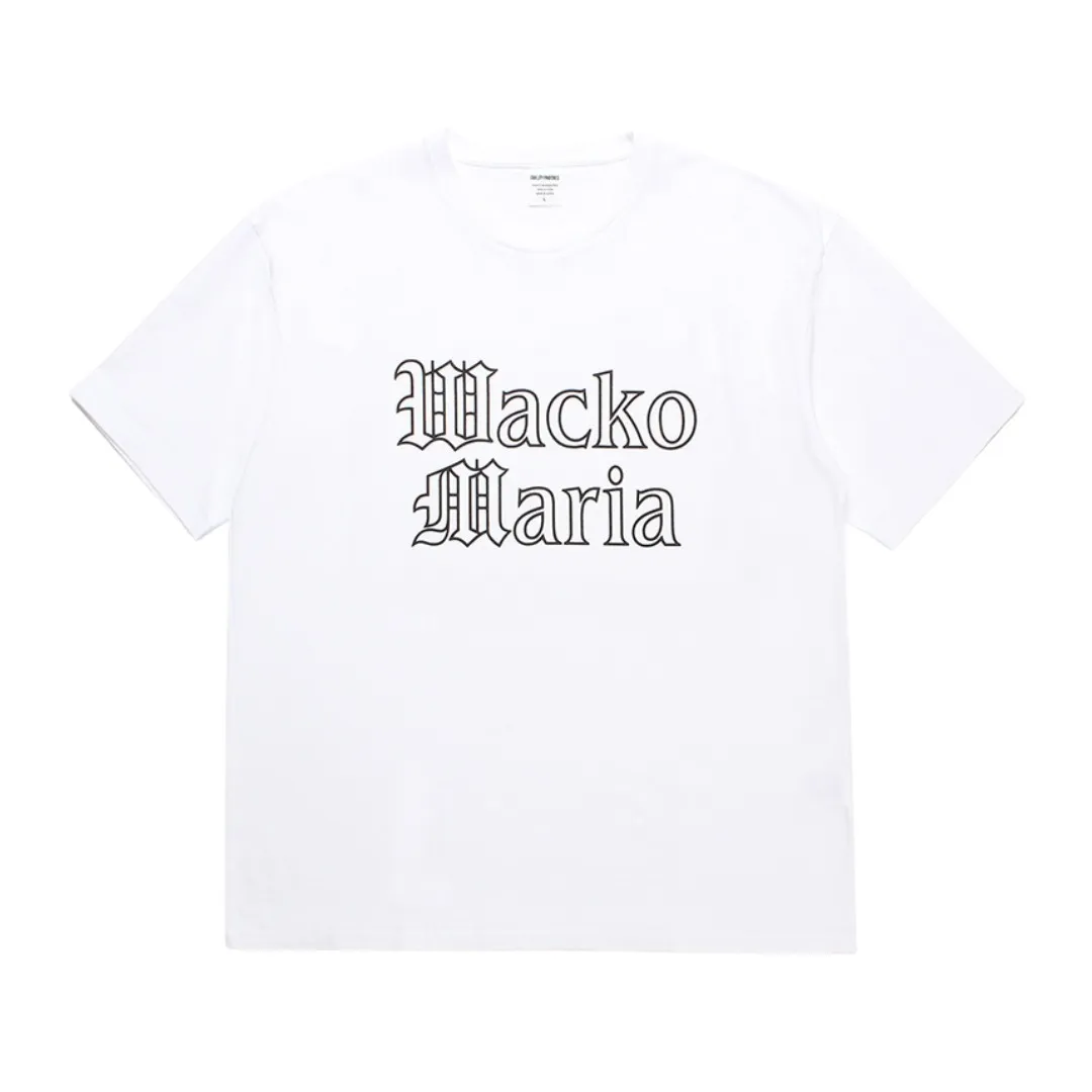 WACKO MARIA  |Crew Neck Pullovers Cotton Short Sleeves Long Sleeve T-shirt