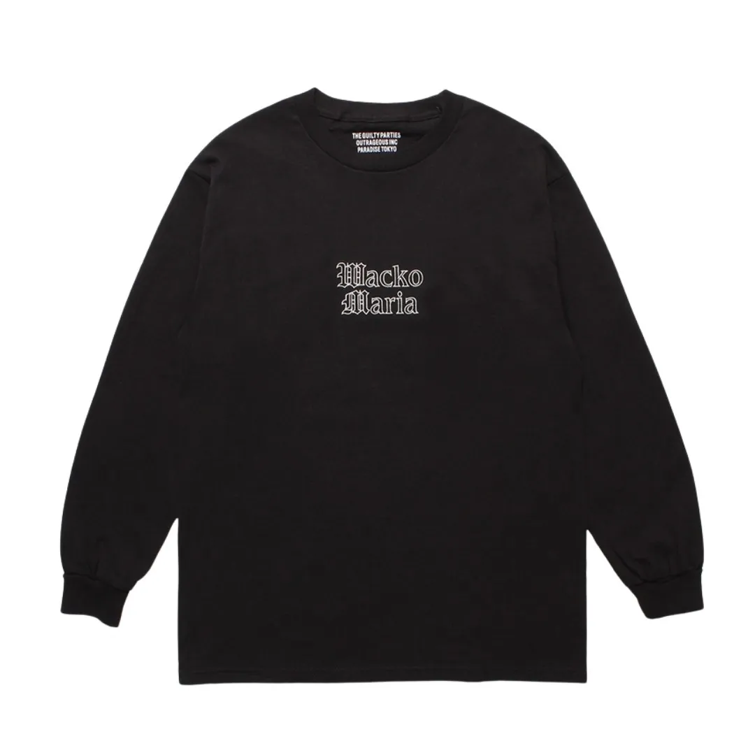 WACKO MARIA  |Crew Neck Pullovers Long Sleeves Cotton Long Sleeve T-shirt