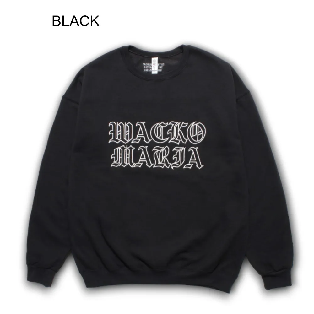 WACKO MARIA  |Crew Neck Pullovers Street Style Long Sleeves Plain Cotton