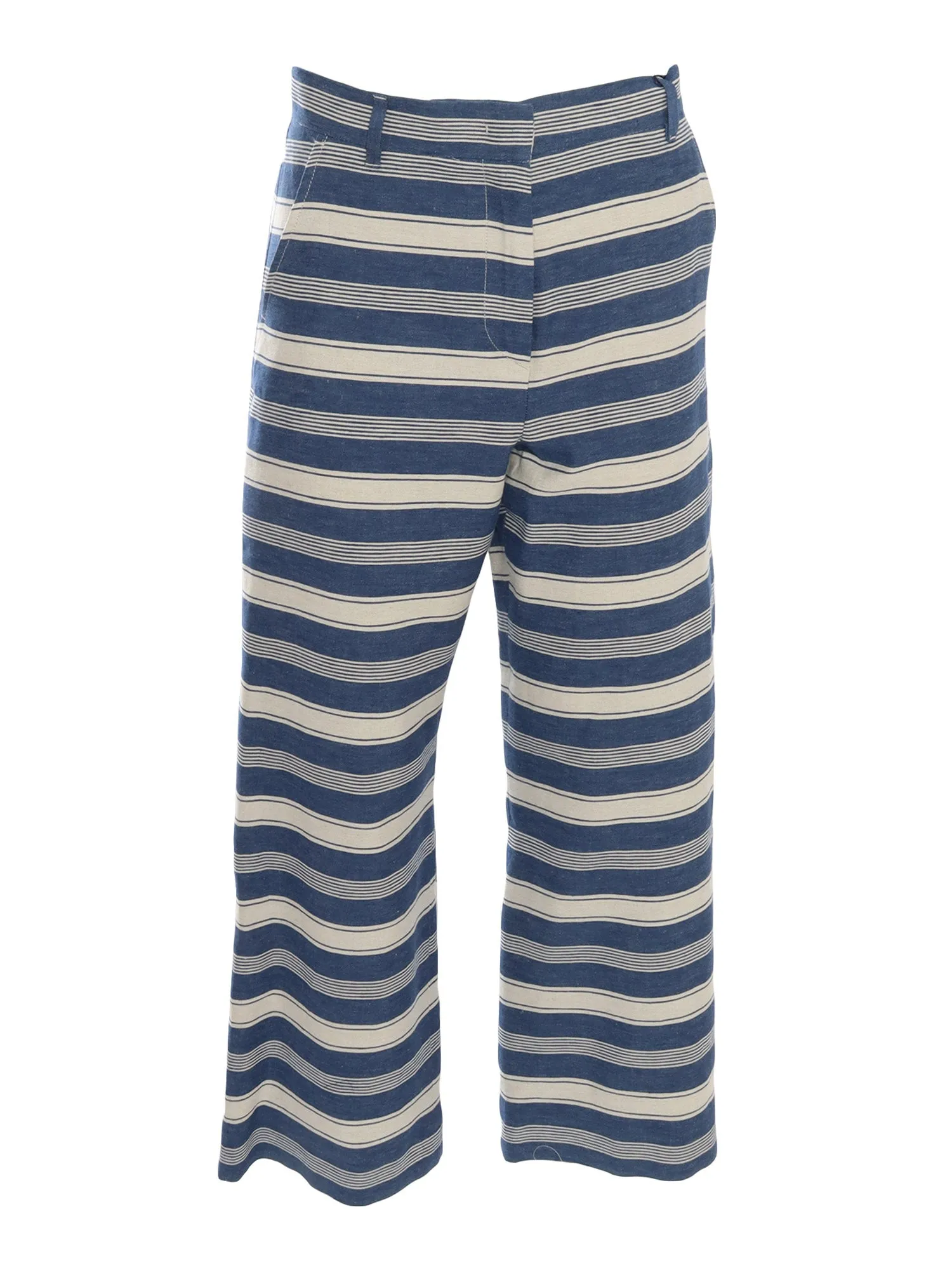 Weekend Max Mara Striped Cropped Trousers