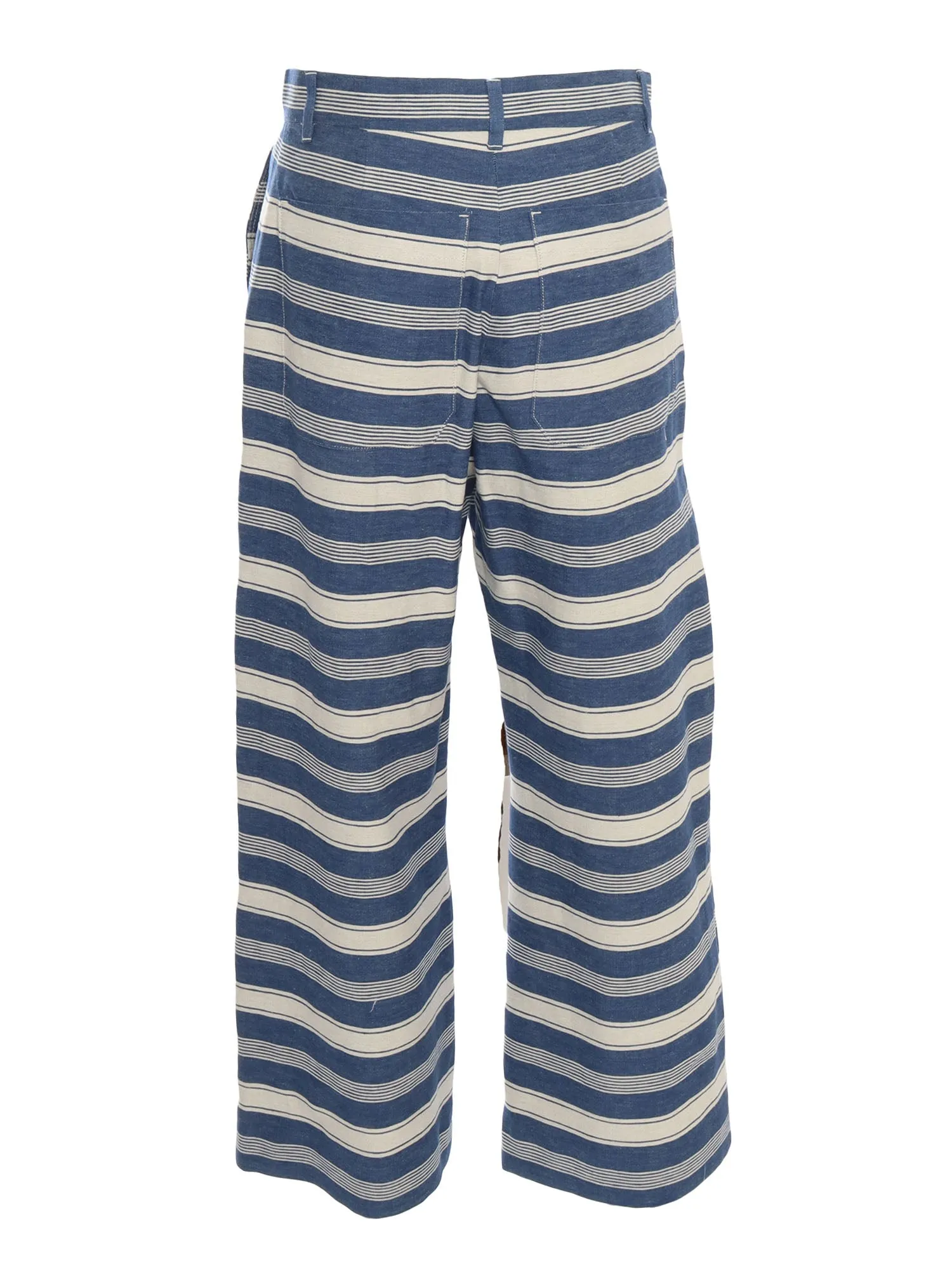 Weekend Max Mara Striped Cropped Trousers