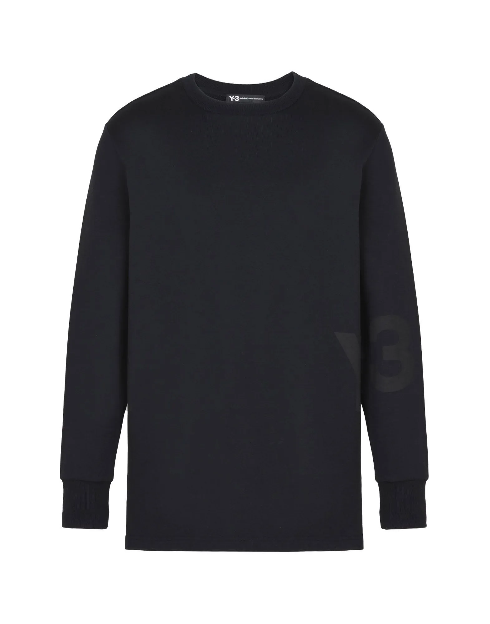 Y-3  |Crew Neck Pullovers Unisex Street Style Long Sleeves Plain