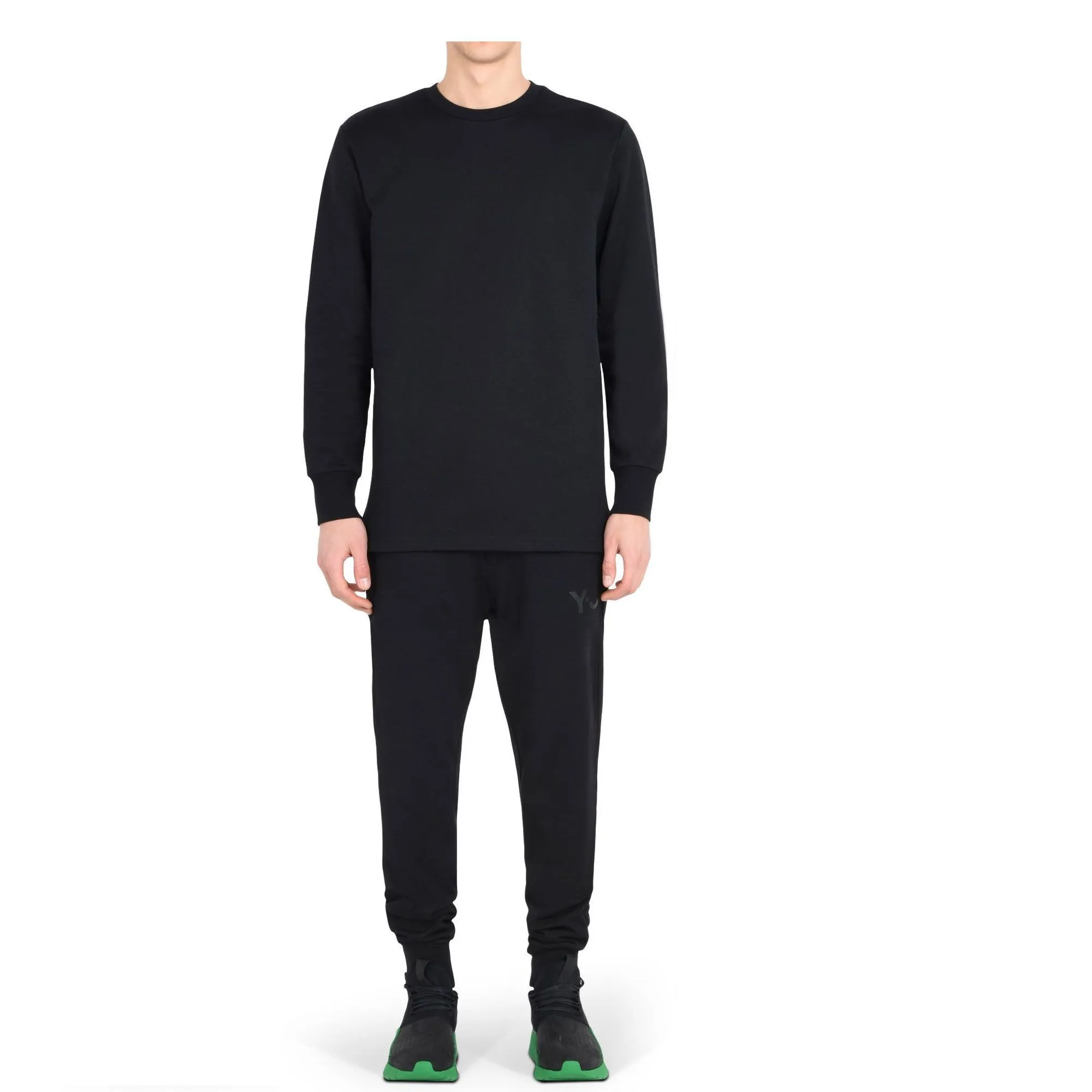 Y-3  |Crew Neck Pullovers Unisex Street Style Long Sleeves Plain