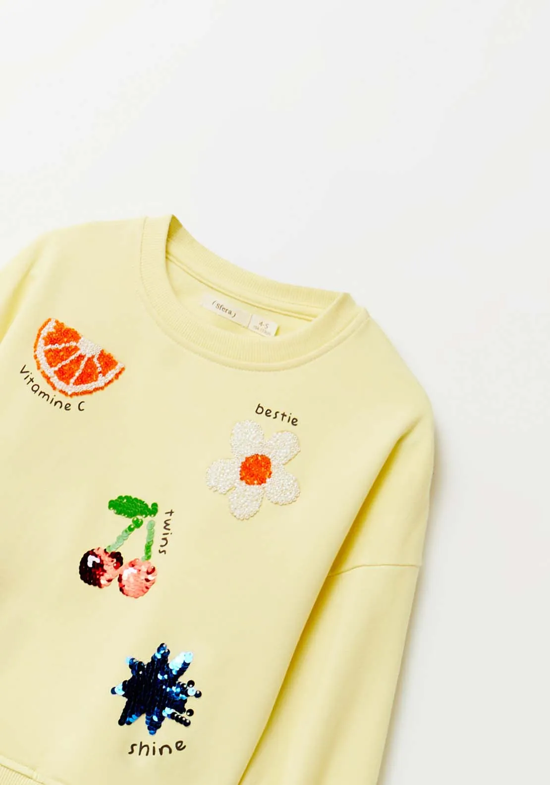 Yellow Fruit Sweatshirt - Yellow